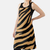 Küchen-Schürze mit auffälligem Zebrafell-Tierdruck Schürze (InSitu)