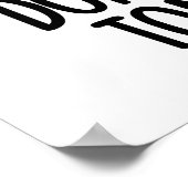 Kuchen Sie den Ton nicht mit meinem lustigen Snack Poster (Ecke)