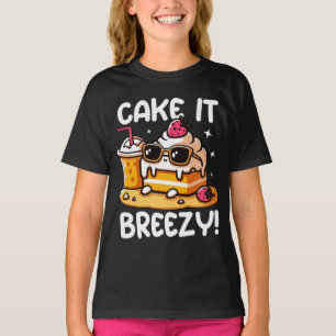 Kuchen Sie es gemütlich Kuchen Schlackenkühlung in T-Shirt