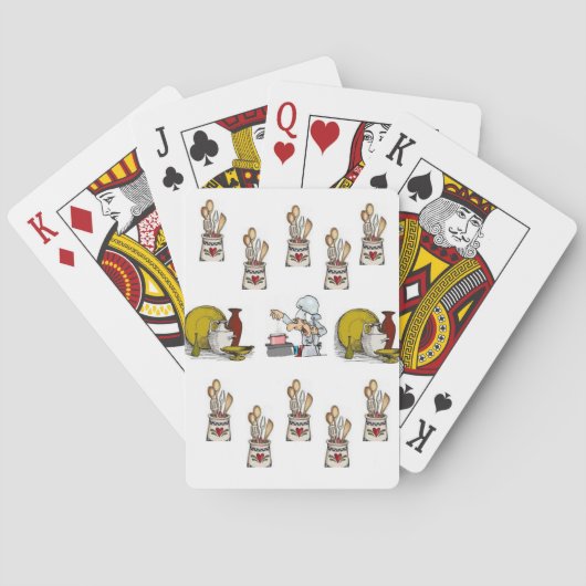 Küchen Spielkarten Deck (Rückseite)