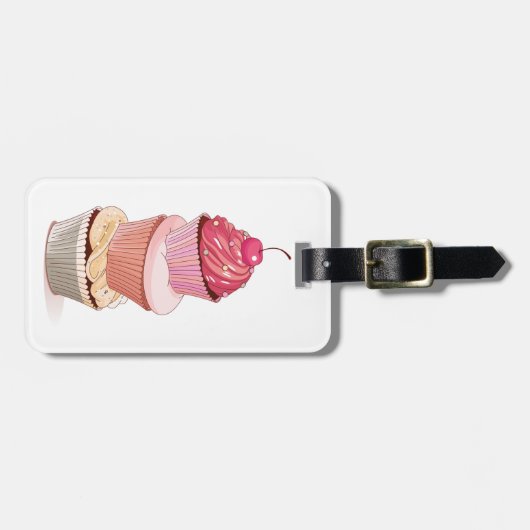 Kuchen-Stapel-Gepäckanhänger Gepäckanhänger (Vorderseite horizontal)