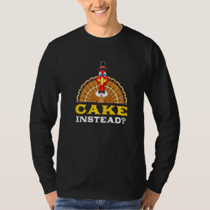 Kuchen statt Thanksgiving-Gebäck Black Friday De T-Shirt