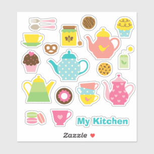 Küchen-Sticker-Set Aufkleber