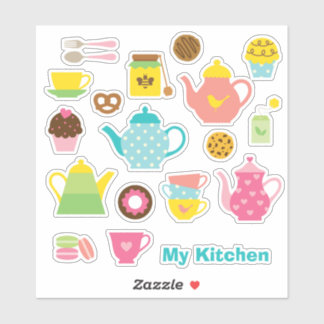 Küchen-Sticker-Set Aufkleber