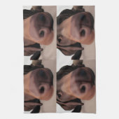 Küchen-Stoff-Hundenase Geschirrtuch (Vertikal)