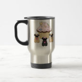 Kuchen-süße Mops-Hunde Reisebecher (Links)