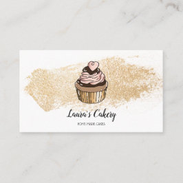 Kuchen & Süßigkeiten Cupcake Zuhause Bäckerei Trop Visitenkarte