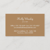 Kuchen-Süßigkeiten und Bäckerei Visitenkarte (Rückseite)