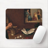 Küchen-Szene mit Christus Mousepad (Mit Mouse)