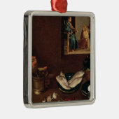 Küchen-Szene mit Christus Silbernes Ornament (Rechts)