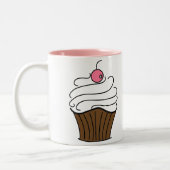 Kuchen-Tasse Zweifarbige Tasse (Links)