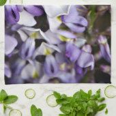 KÜCHEN-Teetuch der hübschen Wisteria-Blume Blumen Handtuch (Gefaltet)