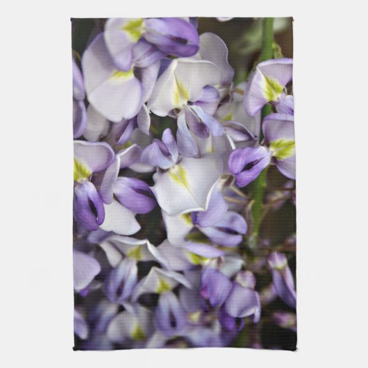 KÜCHEN-Teetuch der hübschen Wisteria-Blume Blumen Handtuch (Vertikal)