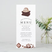 Kuchen | Themenmenü Menükarte (Stehend Vorderseite)