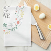 Küchen-Tuch-Bibelscripture-Glauben-Hoffnungs-Liebe Geschirrtuch (Viertel Falte)