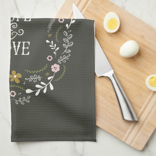 Küchen-Tuch-Bibelscripture-Glauben-Hoffnungs-Liebe Geschirrtuch (Viertel Falte)