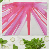 Küchen-Tuch-Rosa-Blume! Geschirrtuch (Gefaltet)