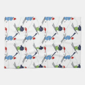 Küchen-Tuch-Skifahrer! Handtuch (Horizontal)