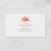 ★ Kuchen-u. Süßigkeitens-kundenspezifische Visitenkarte (Rückseite)
