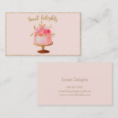★ Kuchen-u. Süßigkeitens-kundenspezifische Visitenkarte (Vorne/Hinten)
