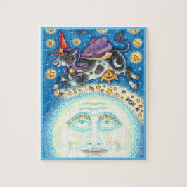 KUCHEN ÜBER DEN MANN AUF DEM MUND, FARBIGER WEISS PUZZLE