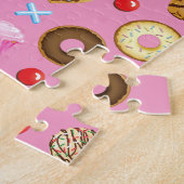 Kuchen und Backwaren farbig Puzzle (Seite)