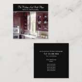 Küchen-und Bad-Umgestaltung Quadratische Visitenkarte (Vorne/Hinten)