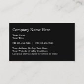 Küchen-und Bad-Visitenkarten Visitenkarte (Rückseite)