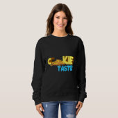 Kuchen und Biscui Lebkuchen Kekskochtaffee Sweatshirt (Vorne ganz)