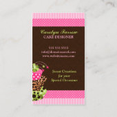 Kuchen-und Damast-Bäckerei Visitenkarte (Rückseite)