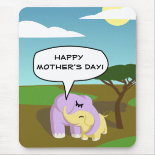 Kuchen-und der Butterglücklicher Mutter Tag! Mousepad
