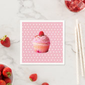Kuchen und Dots farbenfrohe Napkins Serviette (Beispiel)