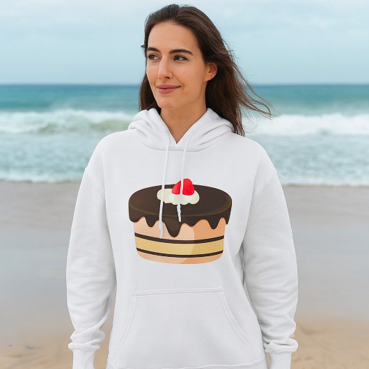 Kuchen und Erdbeere Hoodie