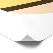 Kuchen und Erdbeere Poster (Ecke)