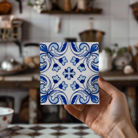 Küchen- und Esszimmer-Dekor Azulejo-Untersetzer-Fl