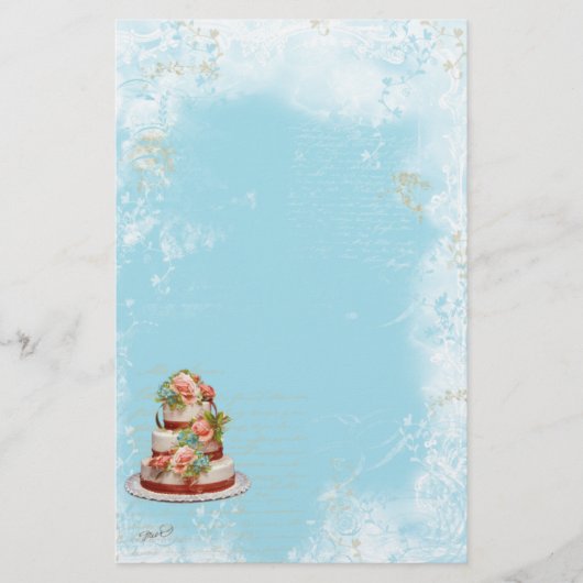 Kuchen und Frillery Briefpapier (Vorderseite)