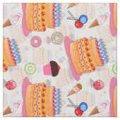 Kuchen und Gebäck weiß Stoff (Nahaufnahme)