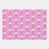 Kuchen und Herz Geschenkpapier Set (Vorderseite 2)