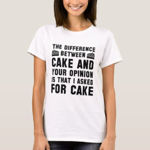 Kuchen und Ihre Meinung T-Shirt