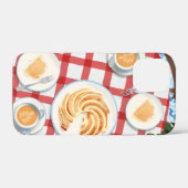 Kuchen und Kaffee für zwei Personen Case-Mate iPhone Hülle (Rückseite (Horizontal))