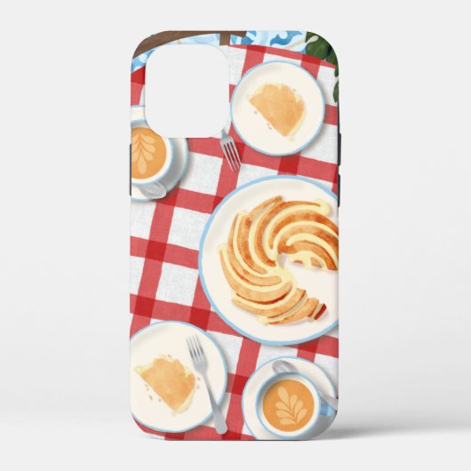 Kuchen und Kaffee für zwei Personen Case-Mate iPhone Hülle (Rückseite)