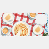 Kuchen und Kaffee für zwei Personen Case-Mate iPhone Hülle (Hinten (horizontal))
