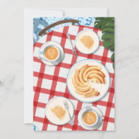 Kuchen und Kaffee für zwei Personen