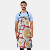 Kuchen und Kaffee für zwei Personen Schürze (Getragen)