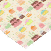 Kuchen und Kerzen Tischdecke (Schrägansicht)