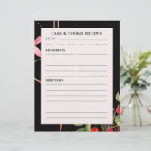 Kuchen und Kochrezepte | Schwarze Botanische Kirsc (Stehend Vorderseite)