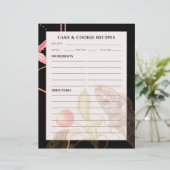 Kuchen und Kochrezepte | Schwarzer Schmetterling (Stehend Vorderseite)