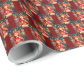 Kuchen und Konfetti Geschenkpapier (Rolleneckpunkt)