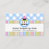 Kuchen-und Kuchen-Pop-Bäckerei Visitenkarte (Vorderseite)