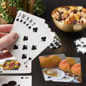Kuchen und Kürbis Spielkarten (In Situ)